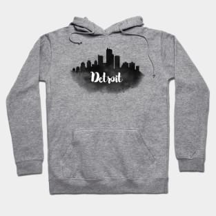 Detroit watercolor Hoodie